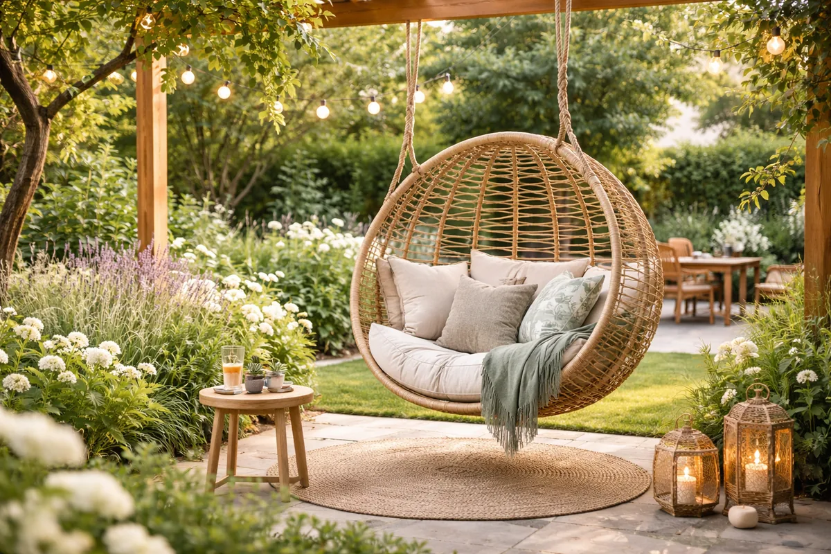 Comment profiter de son jardin avec un mobilier suspendu pour la détente